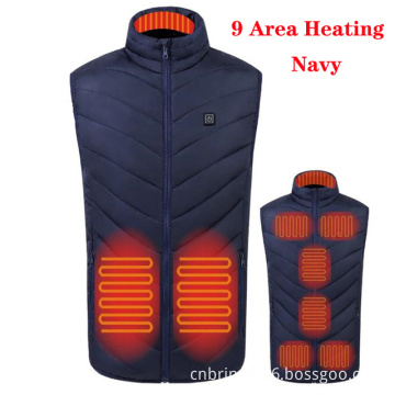 Heated Vest for Men Women Winter Warm Outdoor USB Charging Heating Vest Heated Zones (Battery Not Included)